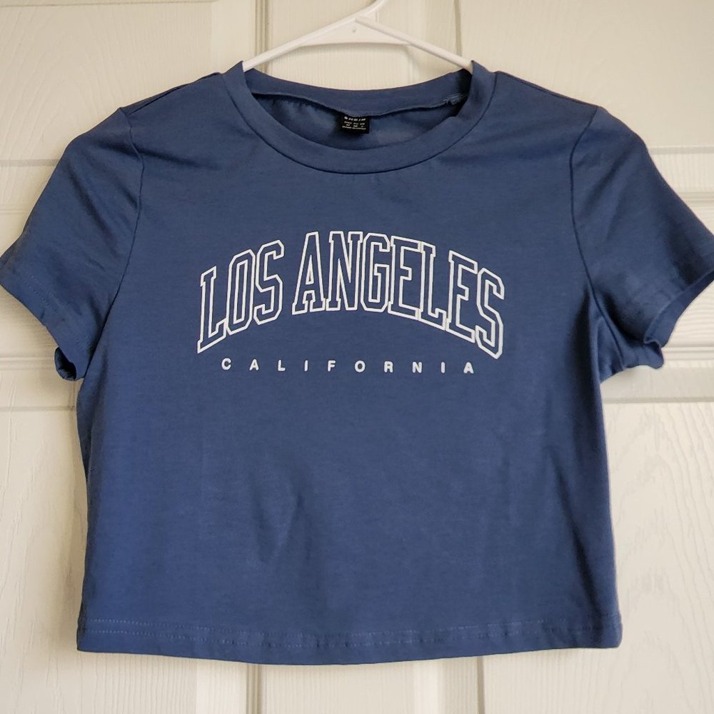 Shein cropped tee
